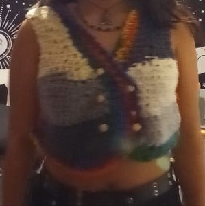 Home made vest crochet